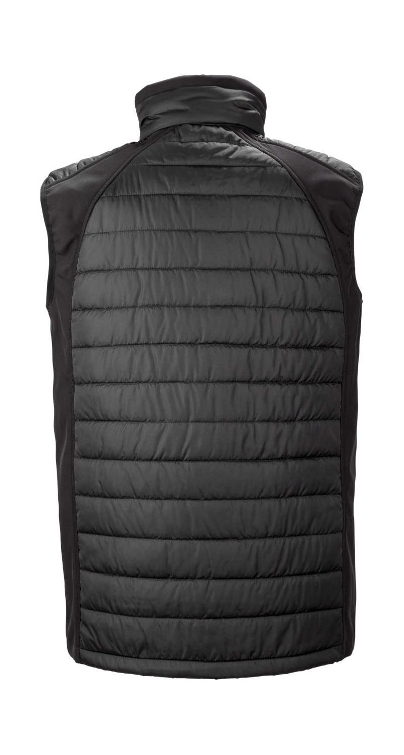 Result Black Compass Padded Softshell Gilet R238X-2