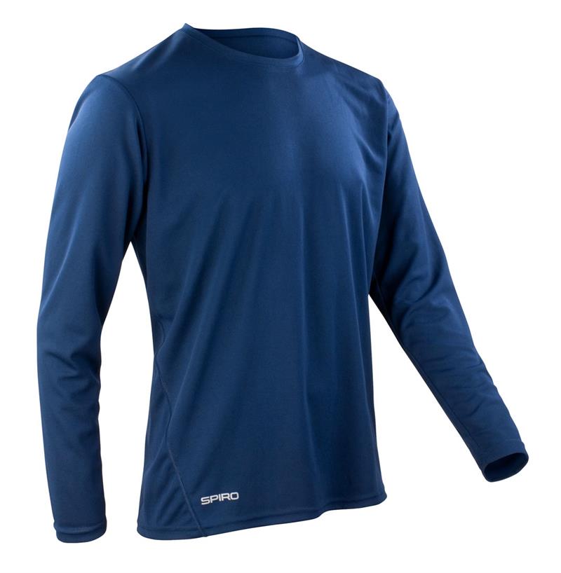 Spiro Mens Quick Dry Long Sleeve T-Shirt S254M-5