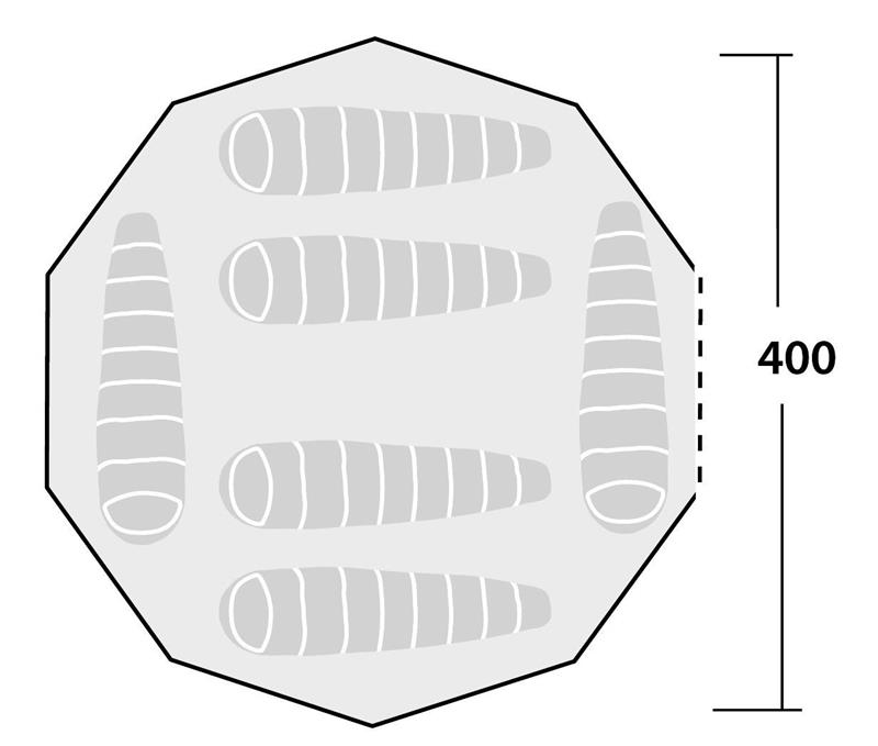 Robens Klondike 6-Person Tipi Tent-3
