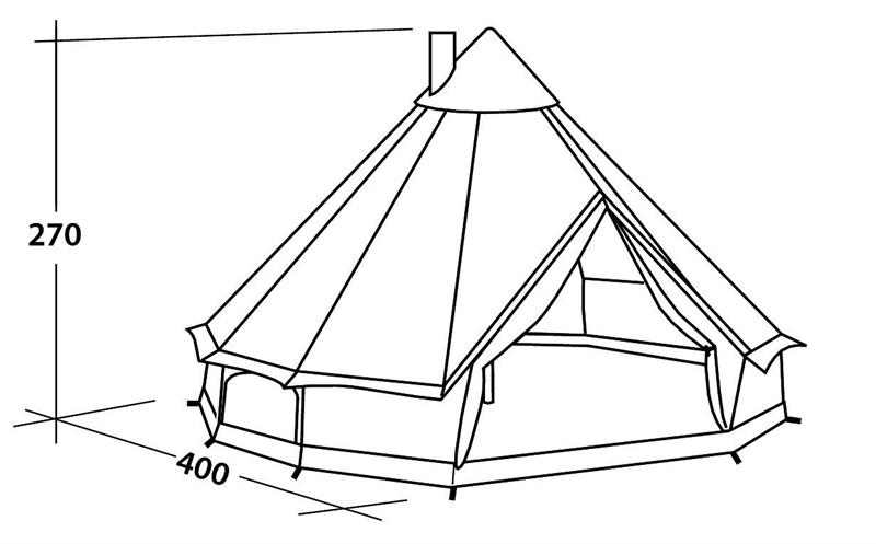 Robens Klondike 6-Person Tipi Tent-4