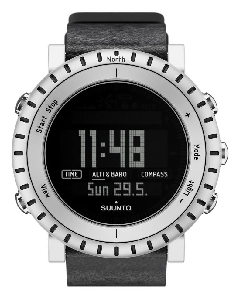 Suunto Core Aluminium Black Leather Watch-4