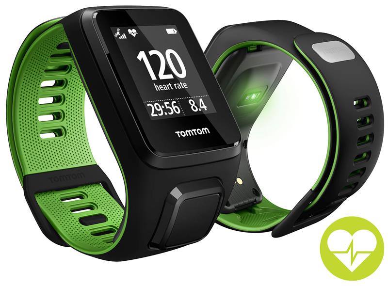 TomTom Runner 3 Cardio GPS Watch with Large Strap-1