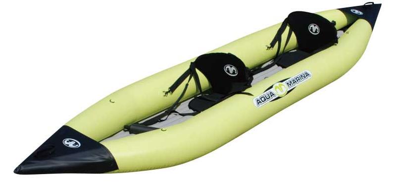 Aqua Marina 2 Person Inflatable Kayak and Paddles-1