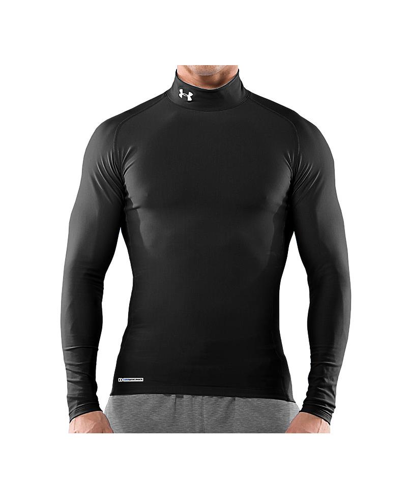 Under Armour Mens ColdGear EVO Compression Mock Base Layer Long Sleeve-4