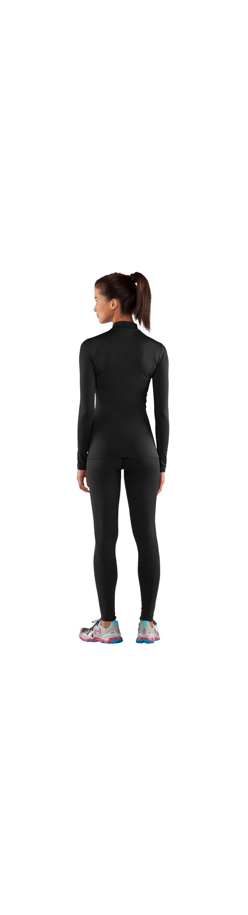 Under Armour Ladies ColdGear Compression Mock LS Baselayer Top OutdoorGB