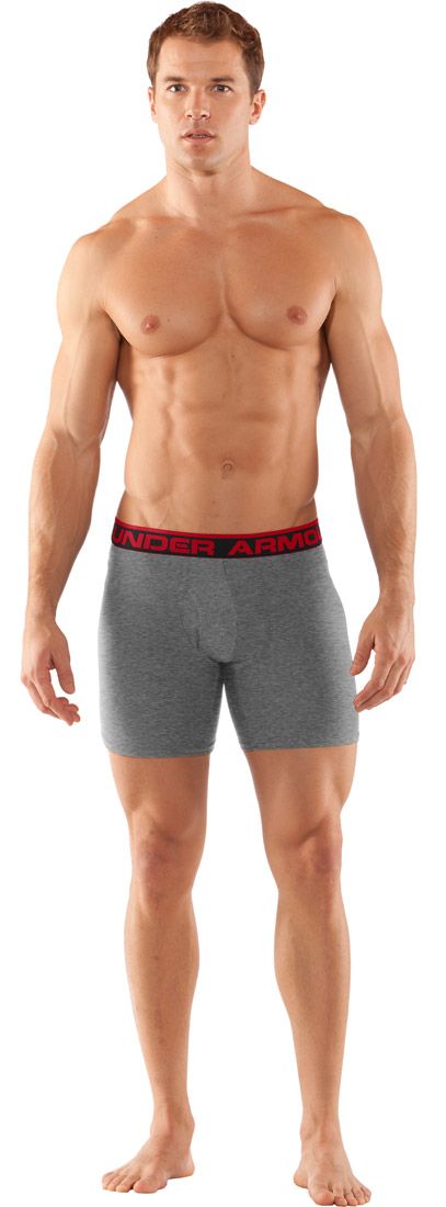 Under Armour Mens Original 6 inch Boxer Jock Briefs for training and ...