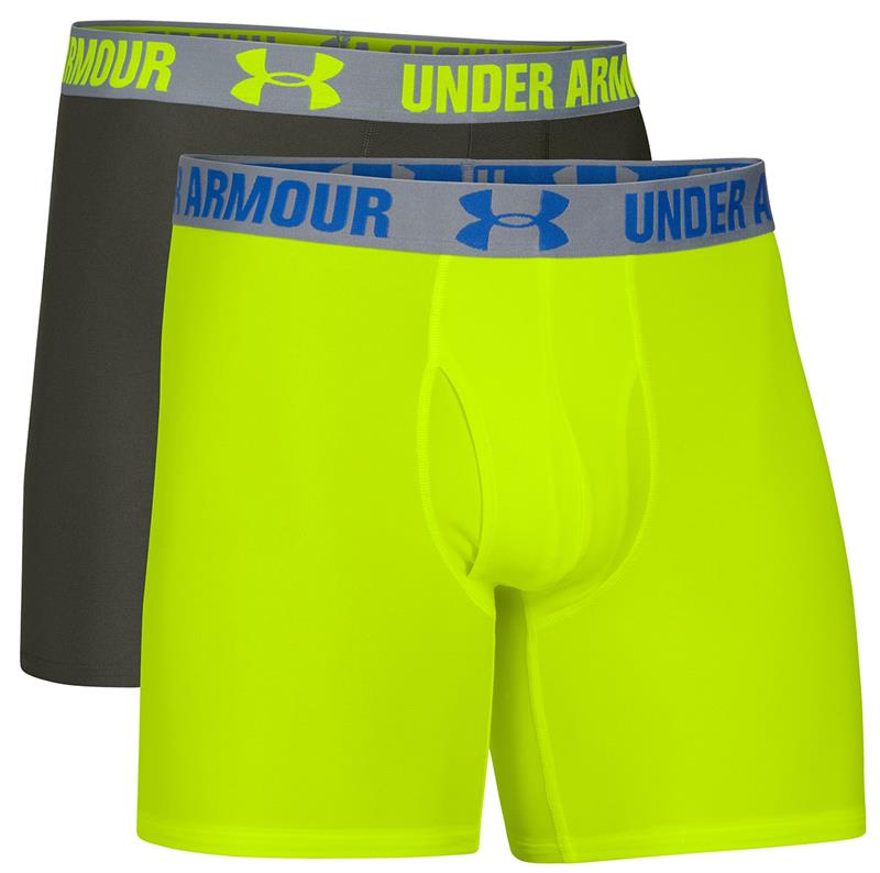 Under Armour Mens Performance 6 inch Boxer Jock Briefs - Pack of 2-4