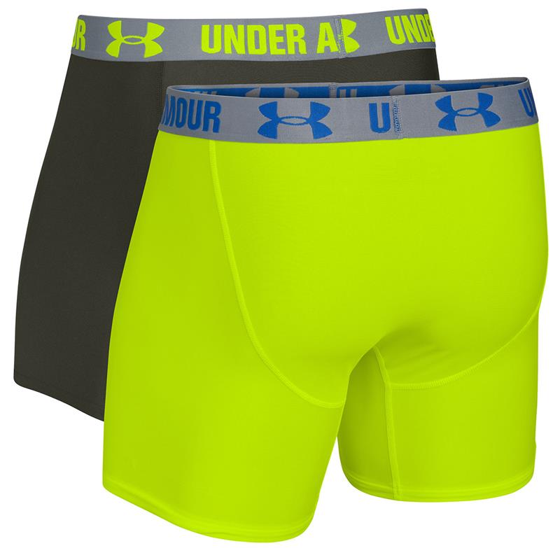 Under Armour Mens Performance 6 inch Boxer Jock Briefs - Pack of 2-5