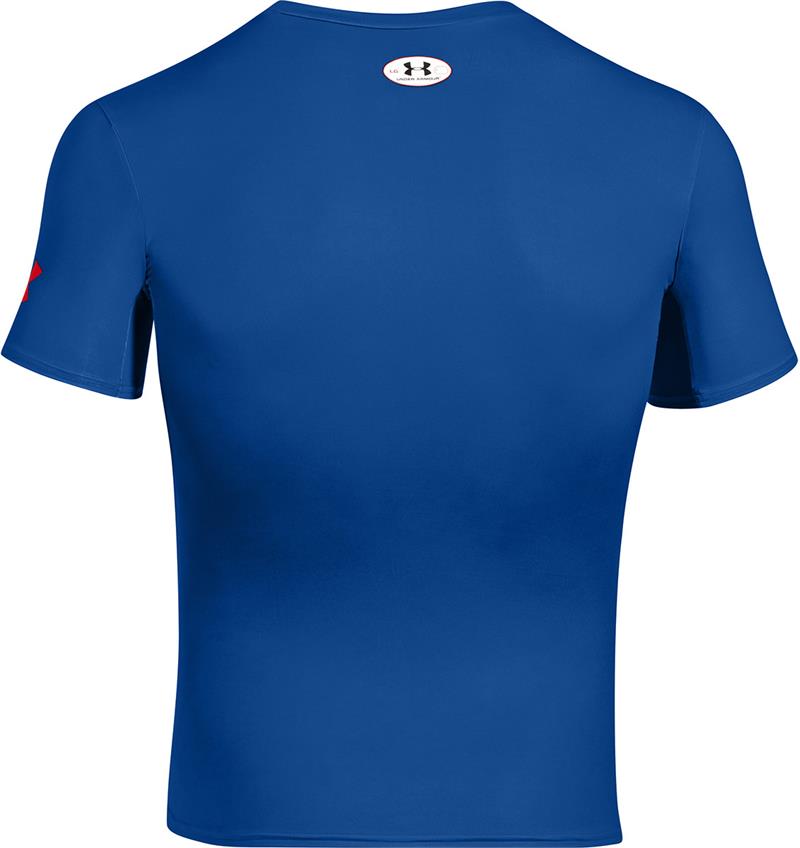 Under Armour Mens Alter Ego Compression Blue Superman Top-2