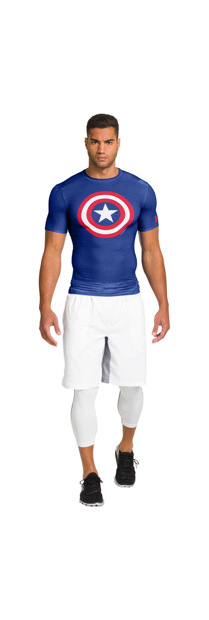 Under Armour Mens Alter Ego Compression Captain America Top-4