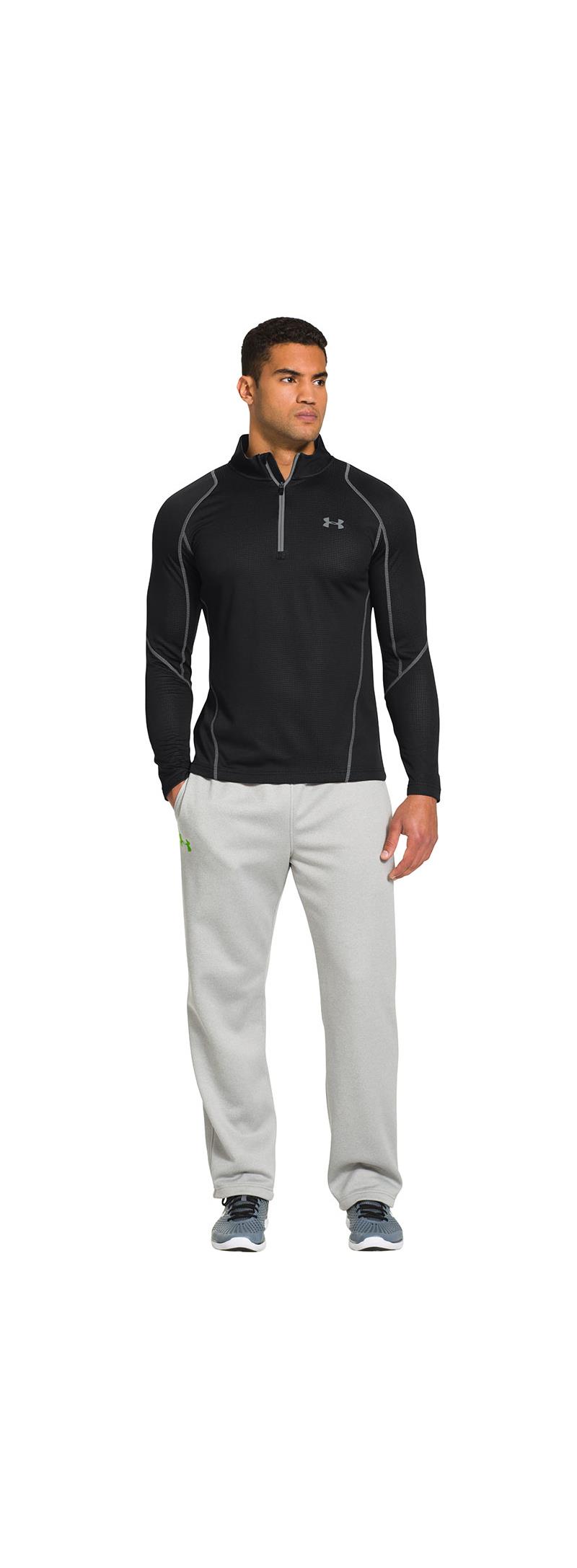 Under Armour Mens ColdGear Infrared Grid 1/4 Zip Mock-3