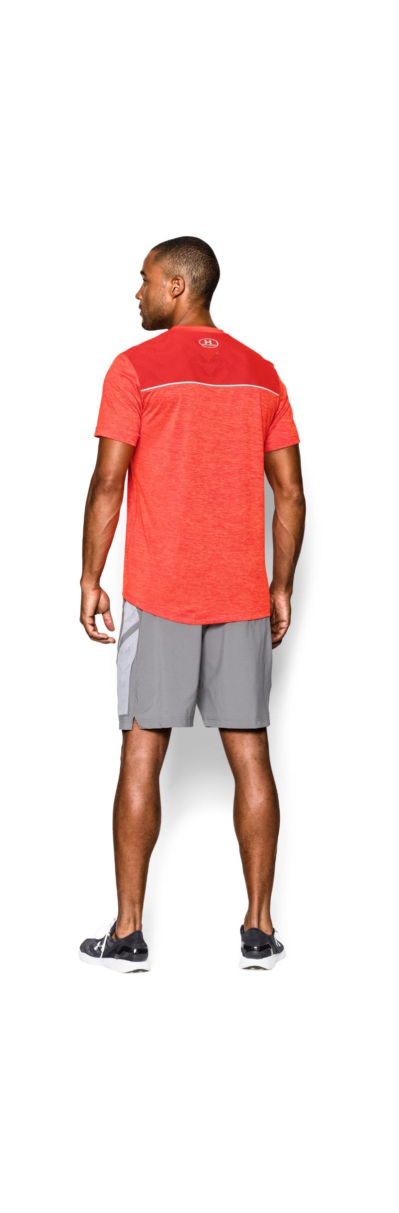 Under Armour Mens HeatGear ArmourVent Run V-Neck Short Sleeve T-Shirt-3