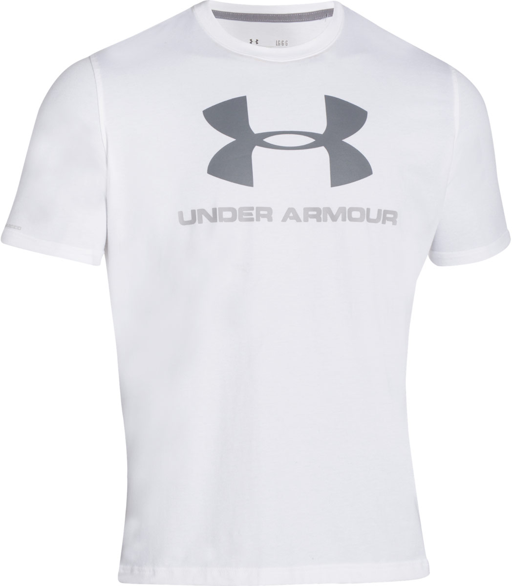 under armour charged cotton sportstyle logo