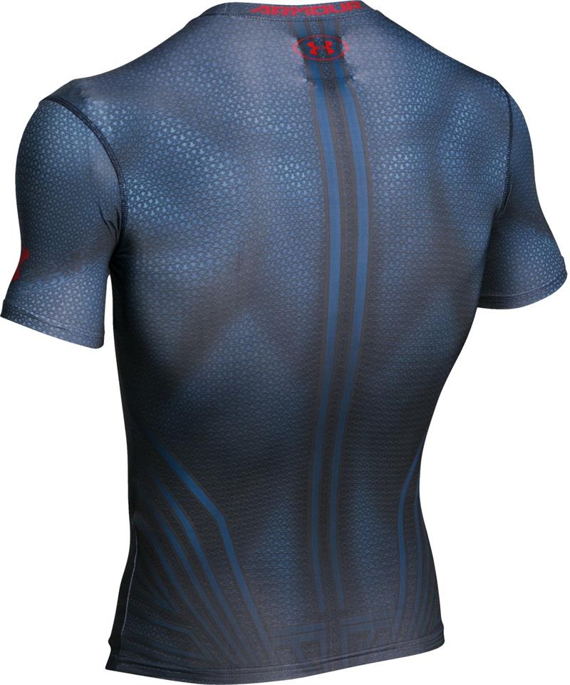 Under Armour Mens Transform Yourself Superman Suit Compression Shirt-2