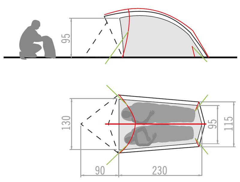 Vaude Taurus 2 Person Tent-3