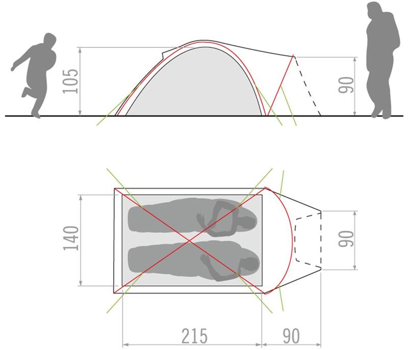 Vaude Campo Compact XT 2 Person Tent-3