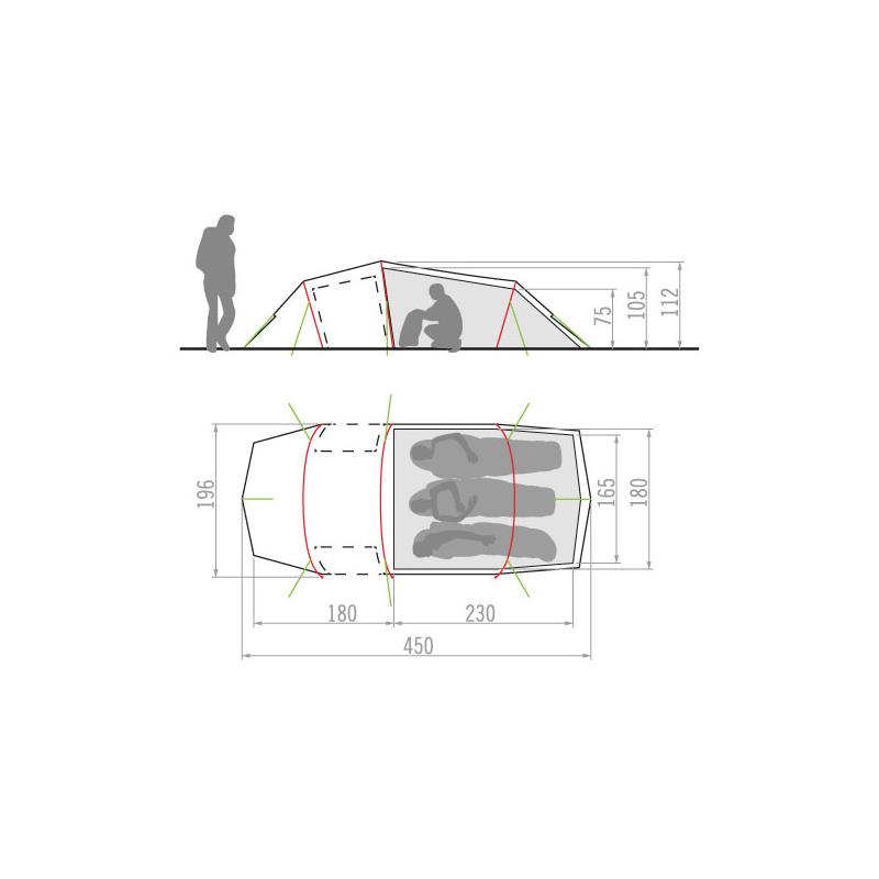 Vaude Ferret XT 3-Person Tent-2