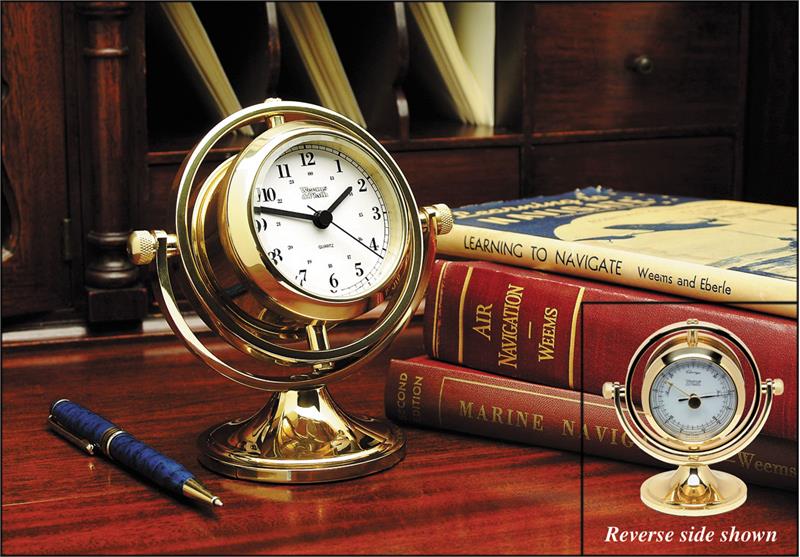 Weems and Plath Skipjack Clock and Barometer-4