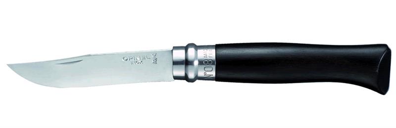 Opinel No.8 Stainless Steel Ebony Handle Knife-1